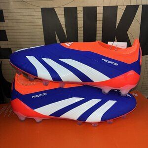 NEW Adidas Predator Elite Laceless AG Cleats Mens Size 8 Blue White Red IF6430